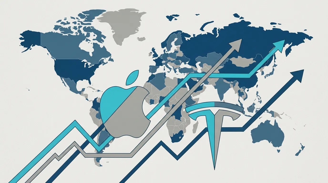 Global Aksiyalar Savdosi: Apple, Tesla va Boshqalar